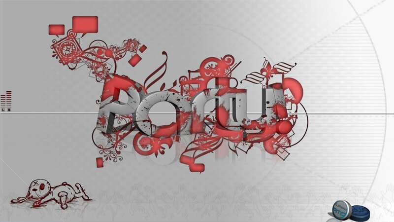 Graffiti-style Text Art — Red