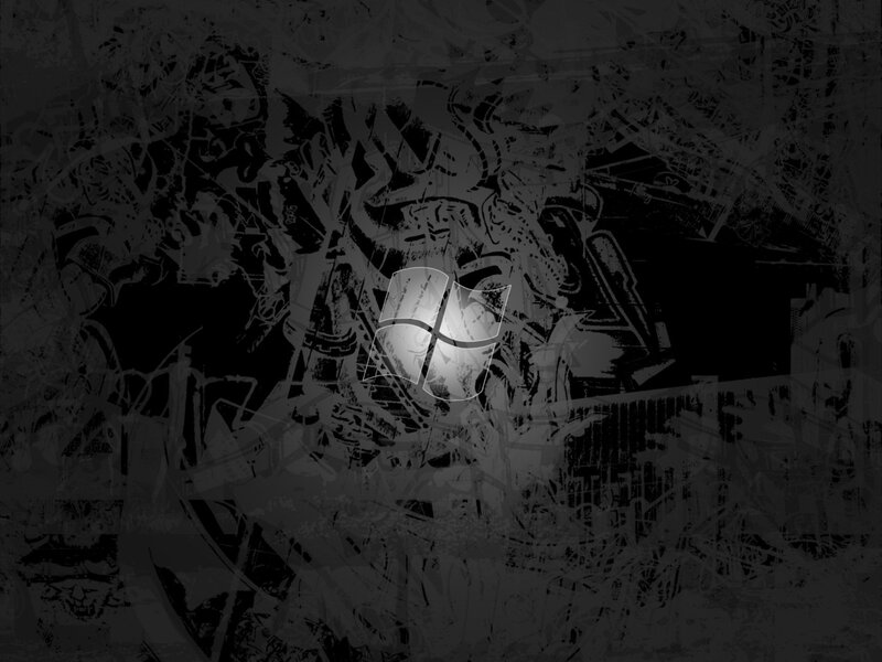 graffiti-style windows logo