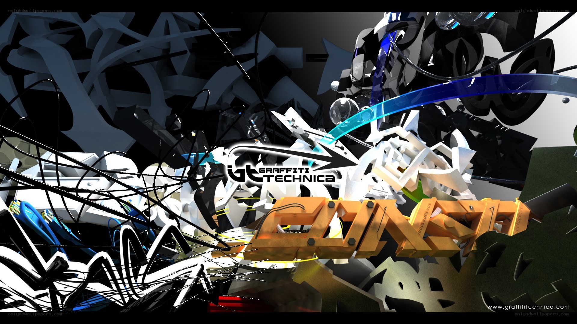 Graffiti Technica logo art