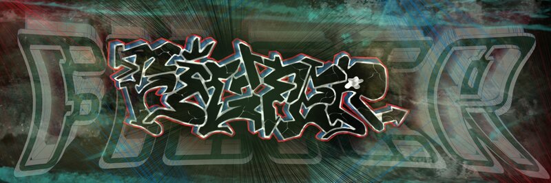 Graffiti Text Art — Black