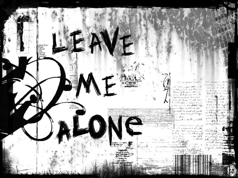 Graffiti Text on Wall — Black, Angry