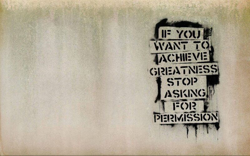 Graffiti Text on Wall — Black