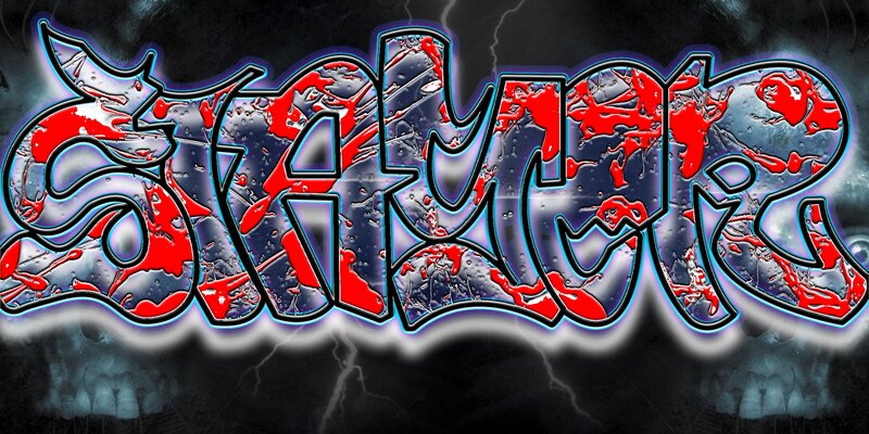 Graffiti Text with Blood