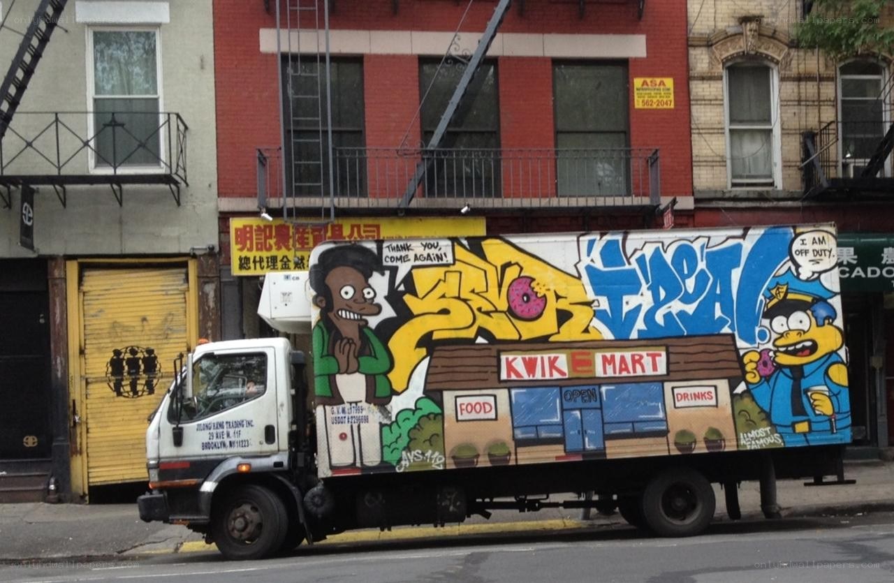graffiti truck in brooklyn