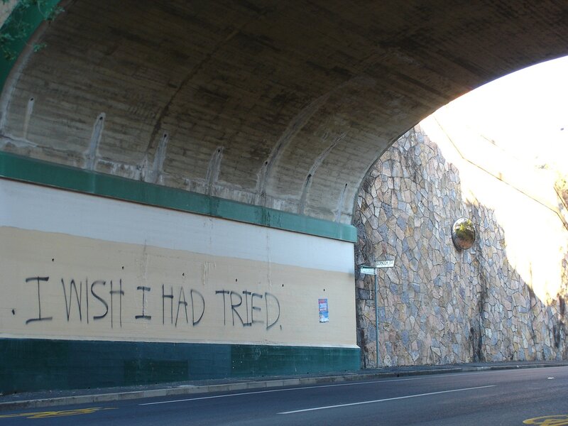 Graffiti under Bridge — Beige