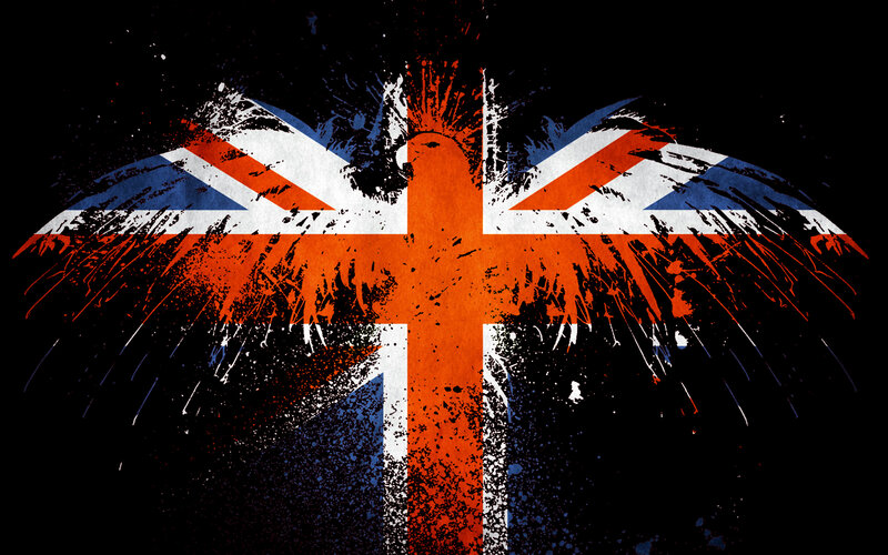 graffiti union jack eagle