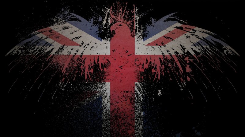 graffiti union jack eagle