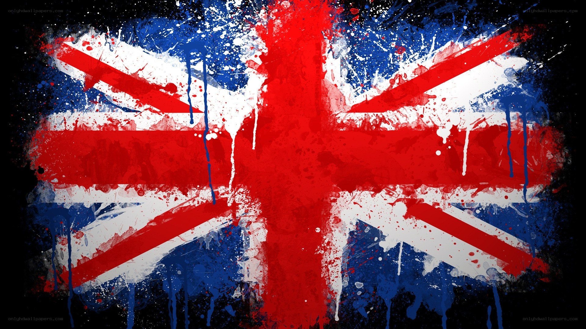 graffiti union jack flag