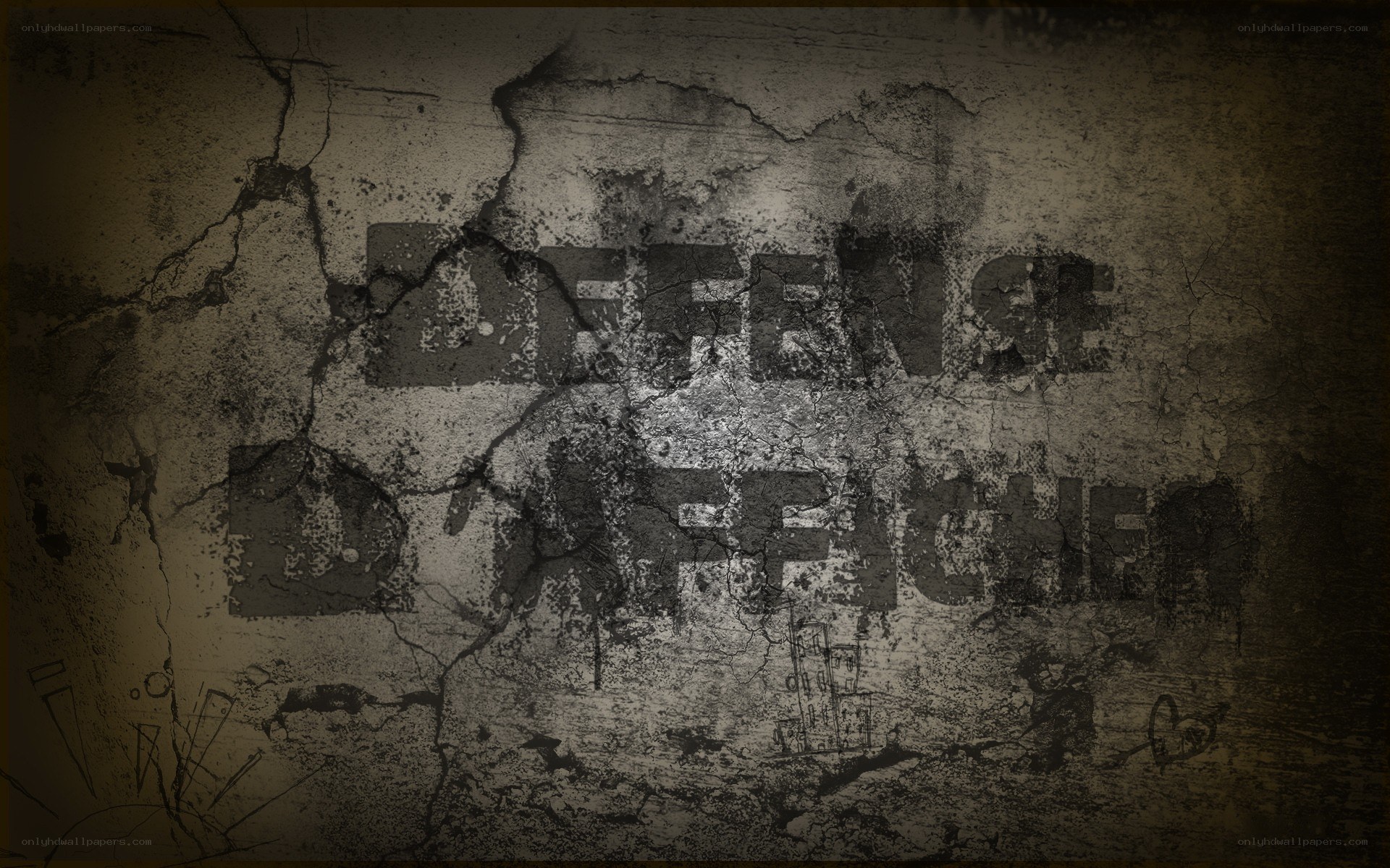 graffiti wall with text