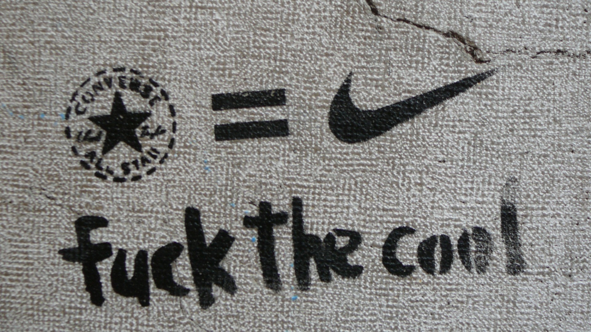 graffiti with brand logos
