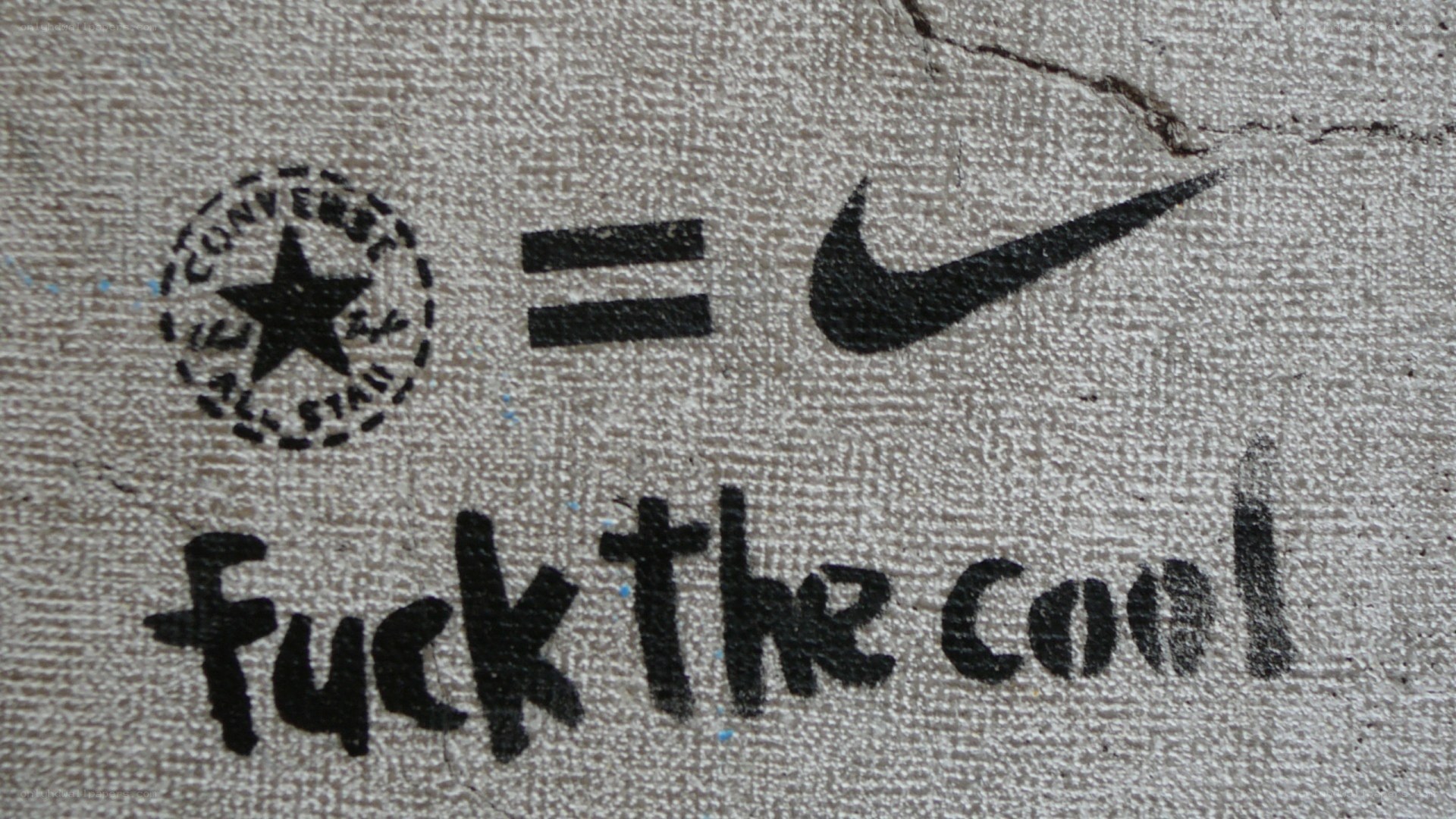 graffiti with brand logos