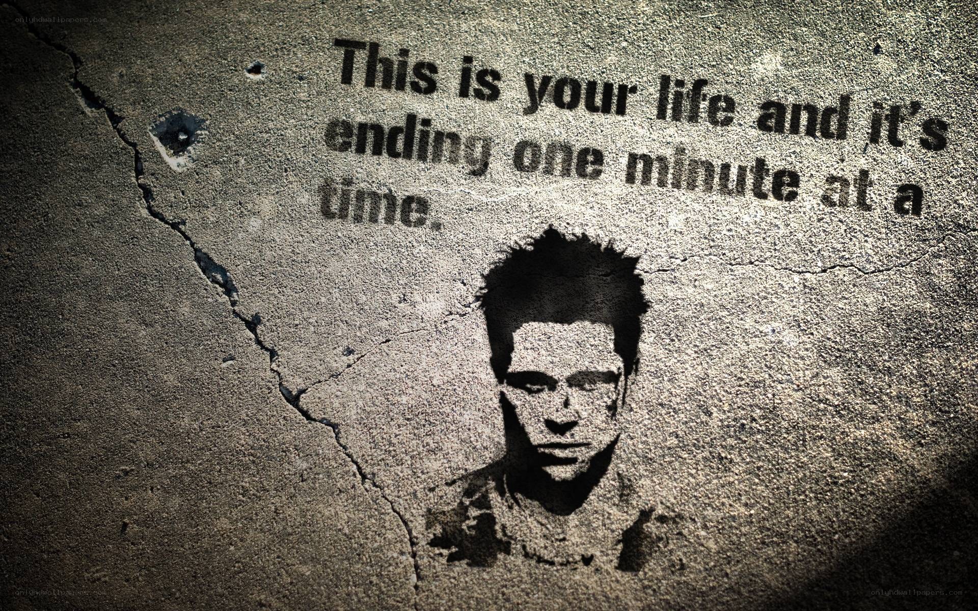 graffiti with motivational quote