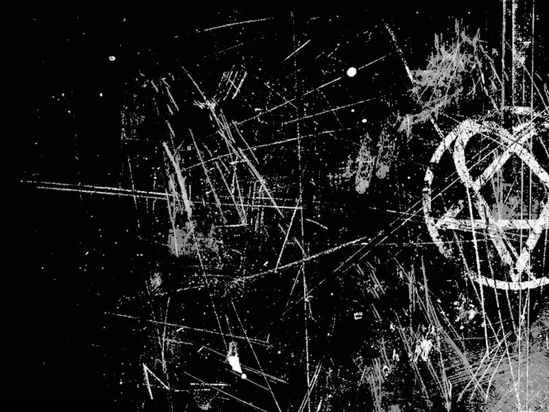 graffiti with pentagram symbol