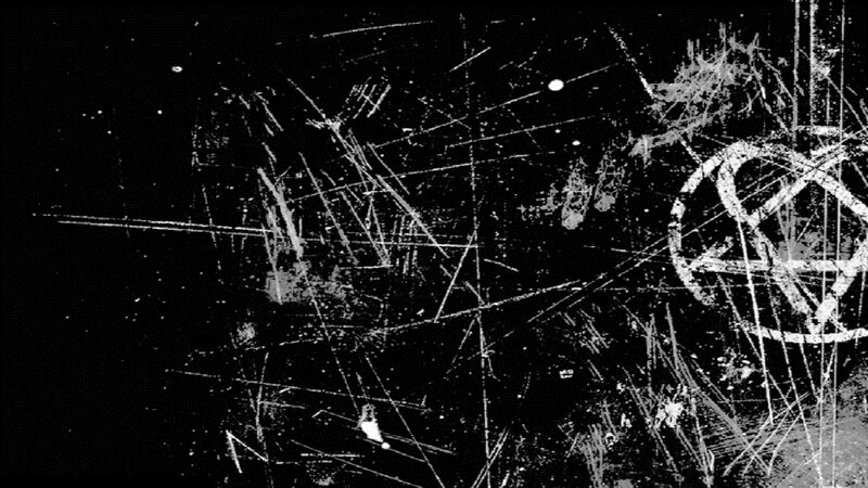 graffiti with pentagram symbol