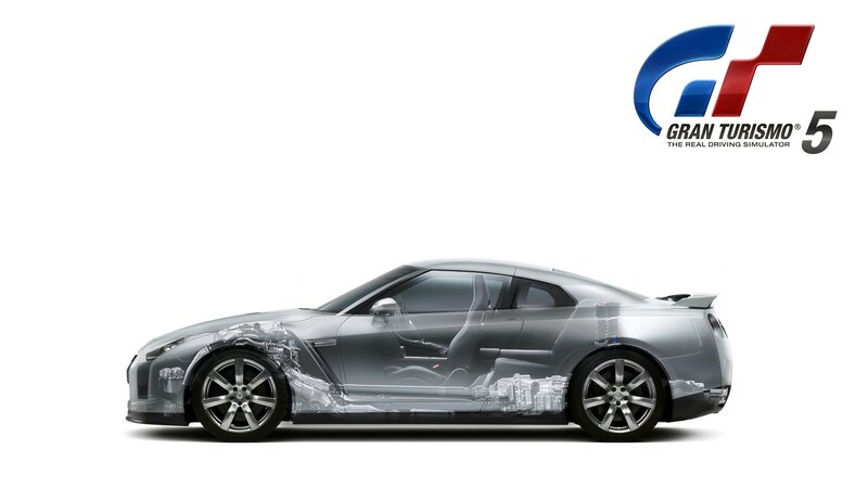 Gran Turismo 5 car cutaway