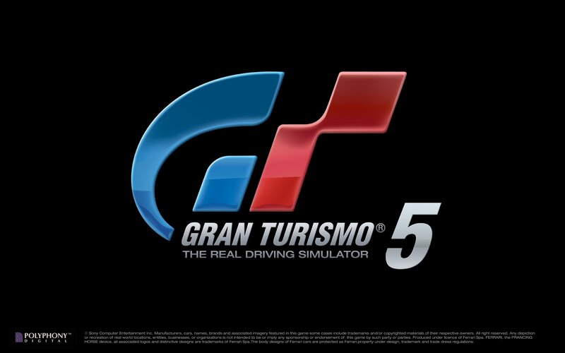 Gran Turismo 5 Logo — Black