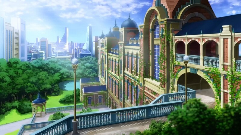 Grand Building in Park