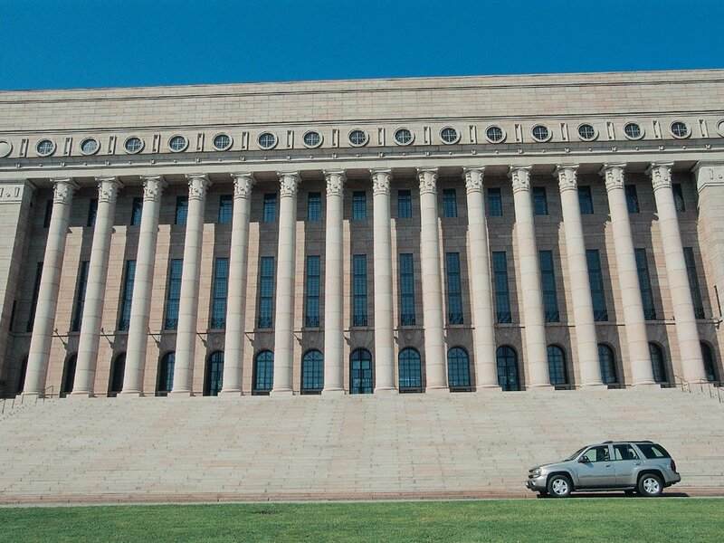 grand building with columns