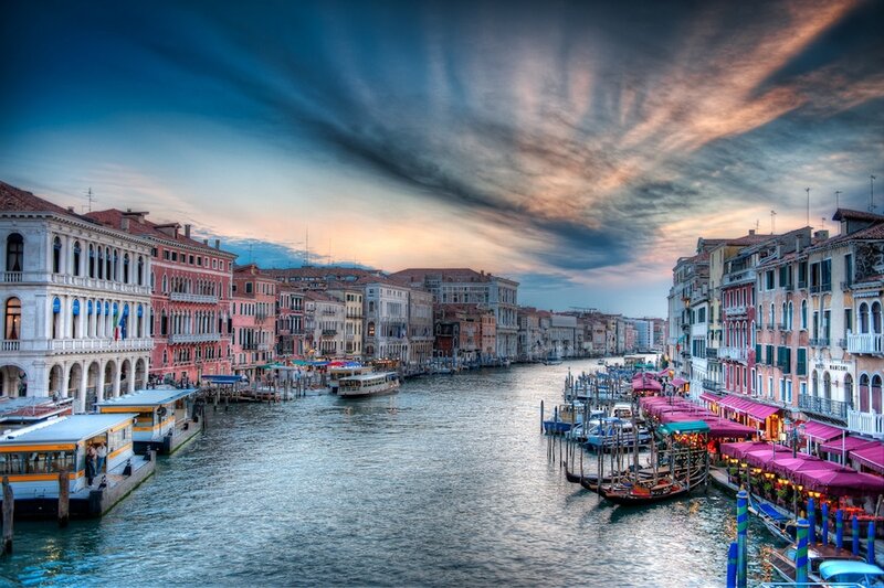 Grand Canal in Venice — Blue, Dramatic