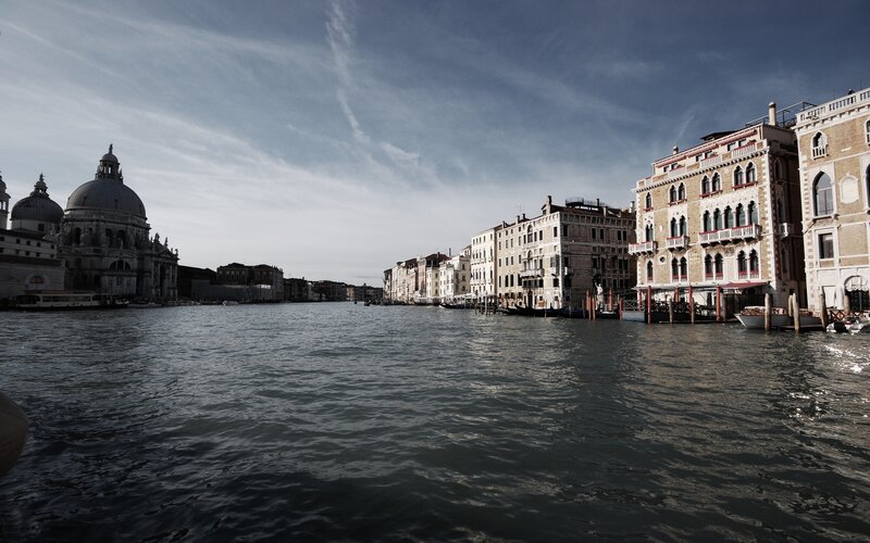 Grand Canal in Venice — Gray