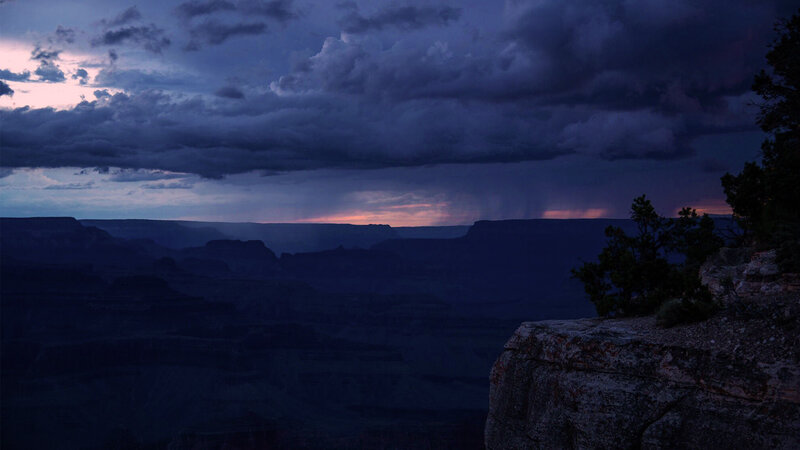 Grand Canyon at Dusk — Purple