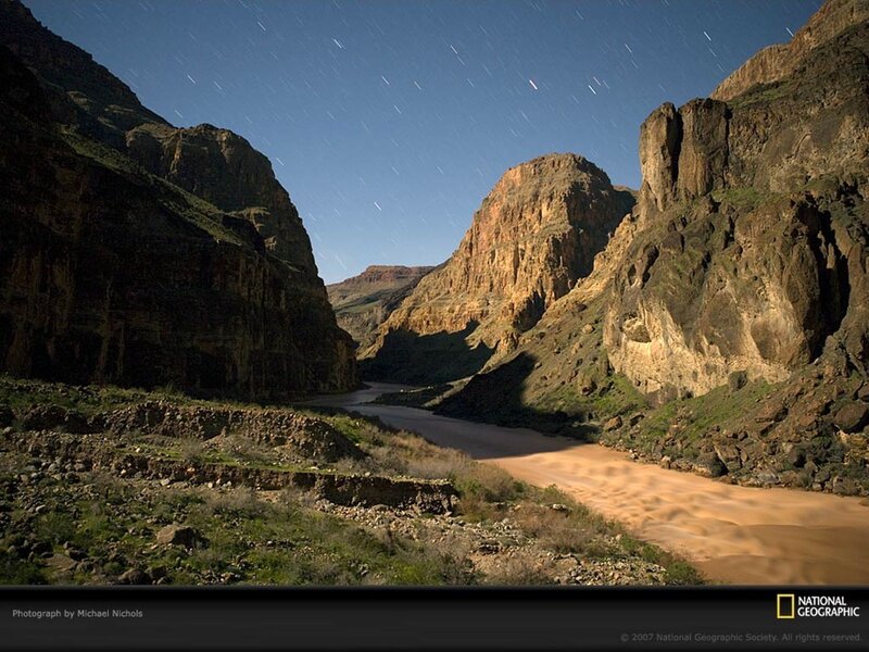 Grand Canyon at night