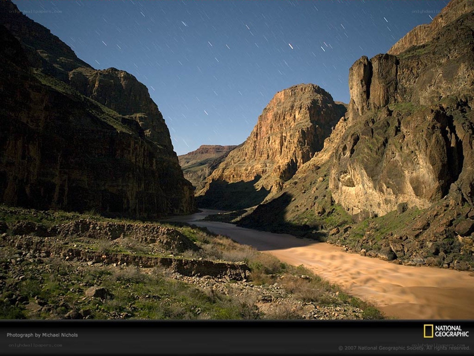 Grand Canyon at night