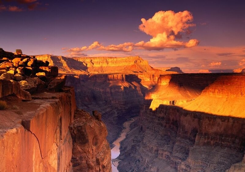 Grand Canyon at Sunset — Orange