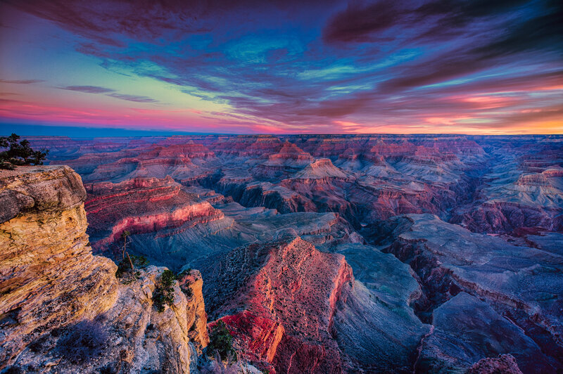 Grand Canyon at Sunset — Purple