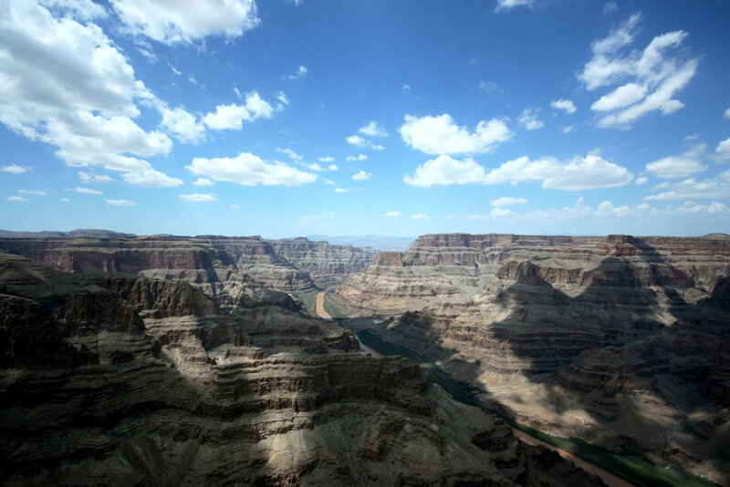 Grand Canyon Landscape — Blue, Serene, Afternoon, Photograph