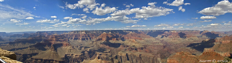 Grand Canyon Landscape — Blue, Serene