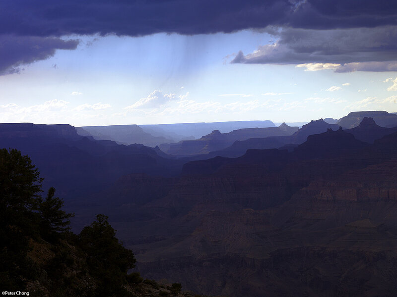 Grand Canyon Landscape — Blue