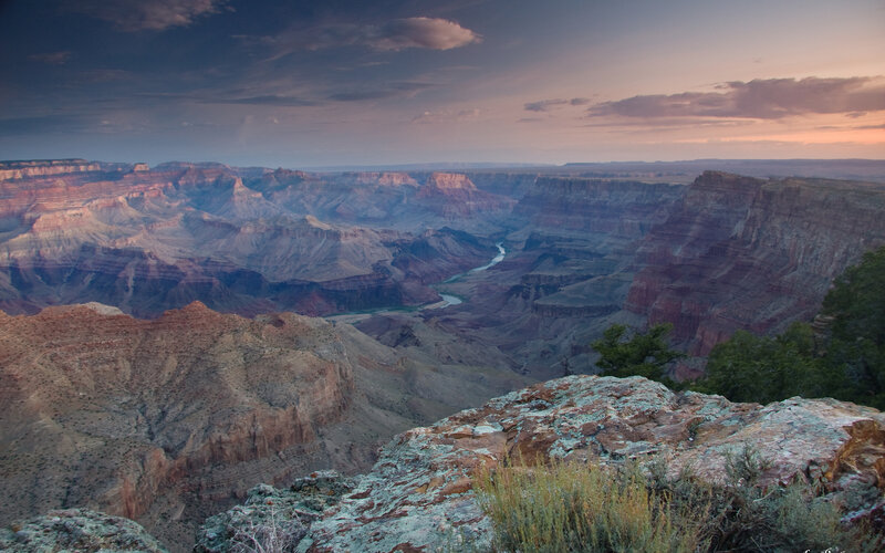 Grand Canyon Landscape — Brown, Serene, Sunset