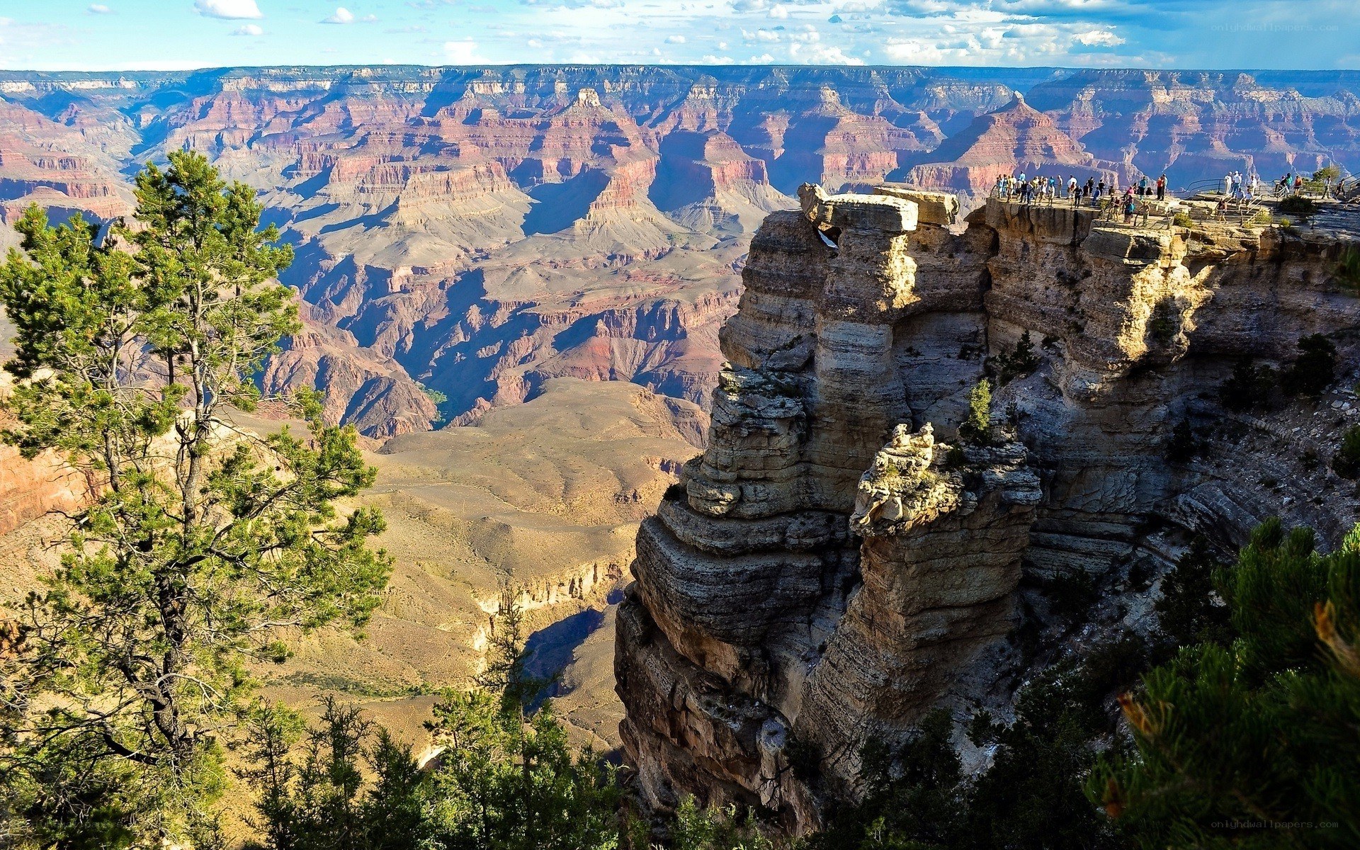 Grand Canyon overlook view