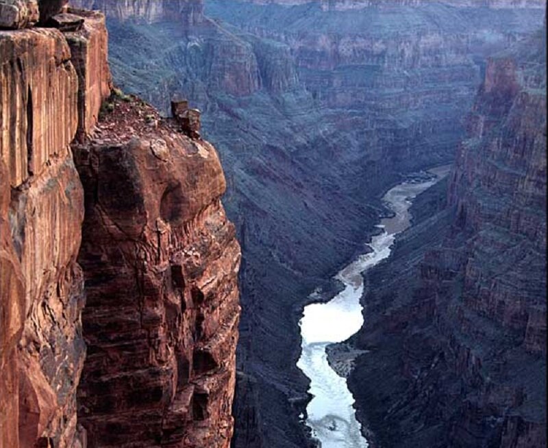 Grand Canyon River — Red, Dramatic