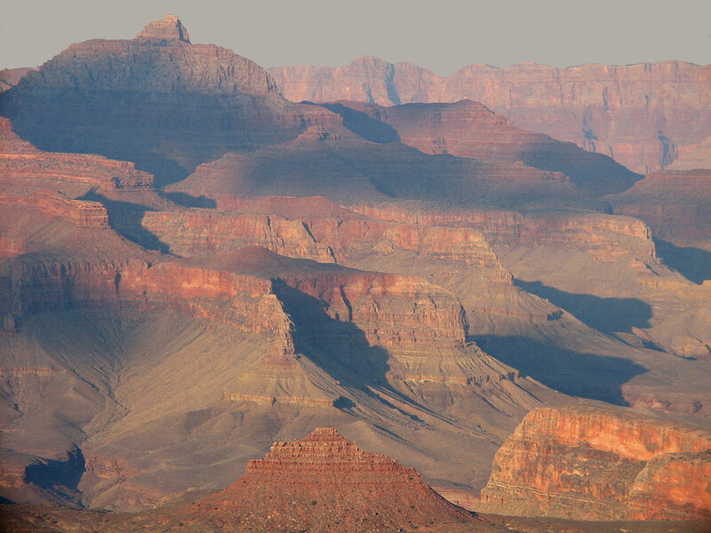 Grand Canyon Rock Formations — Red
