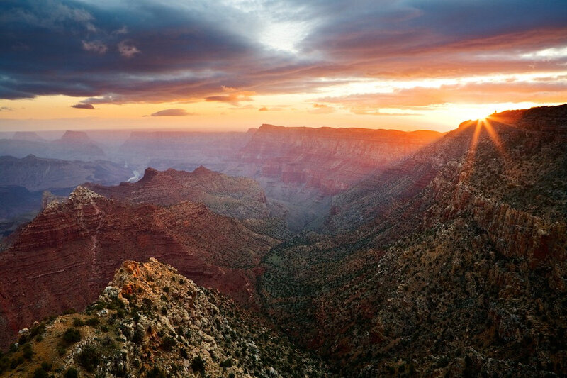 Grand Canyon Sunset — Orange