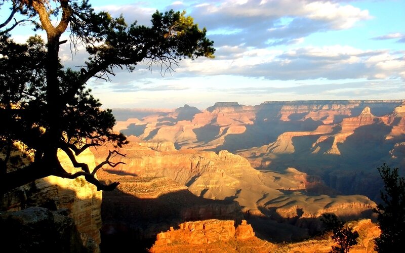 Grand Canyon sunset view