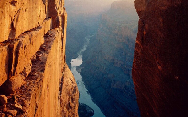Grand Canyon View — Orange, Dramatic, Sunset