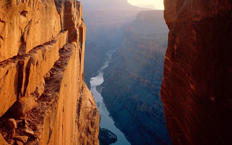 Grand Canyon View — Orange, Dramatic