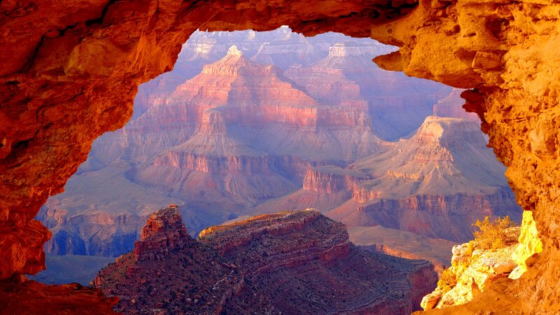 Grand Canyon View — Red, Dramatic