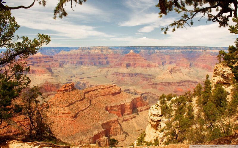 Grand Canyon View — Red