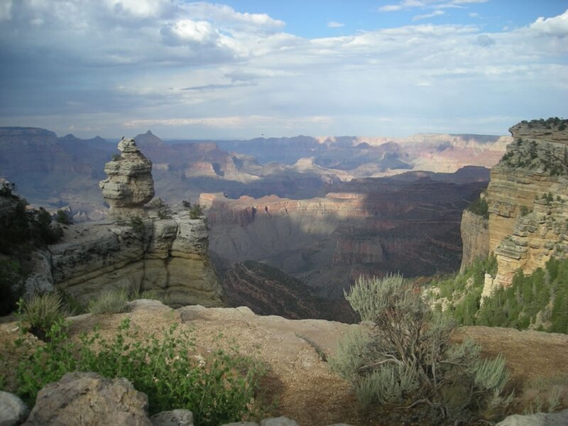 Grand Canyon Vista — Blue, Serene, Afternoon, Photograph