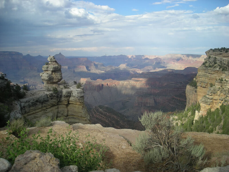 Grand Canyon Vista — Blue, Serene