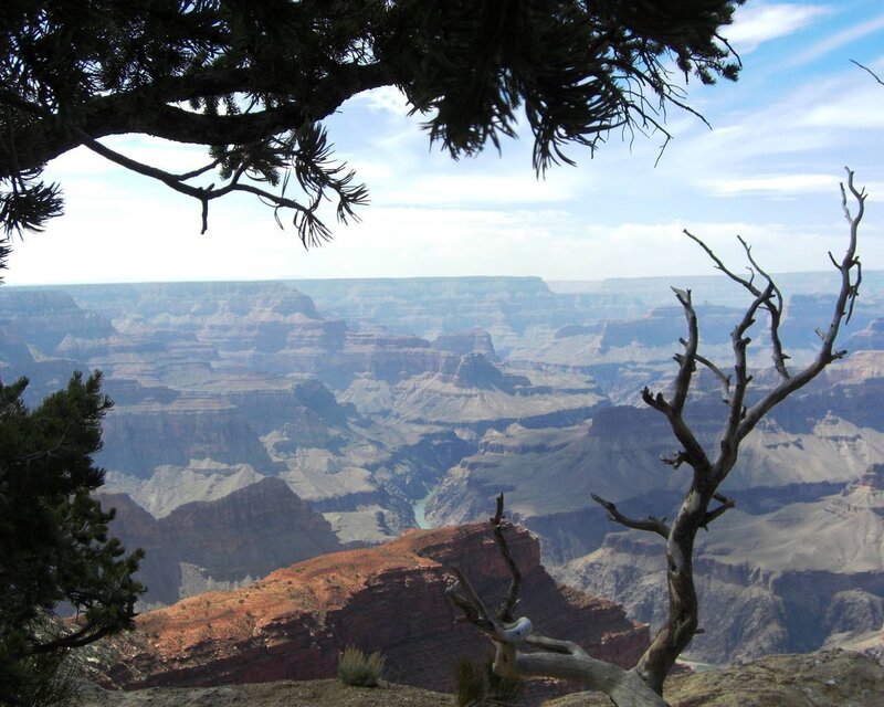 Grand Canyon Vista — Blue