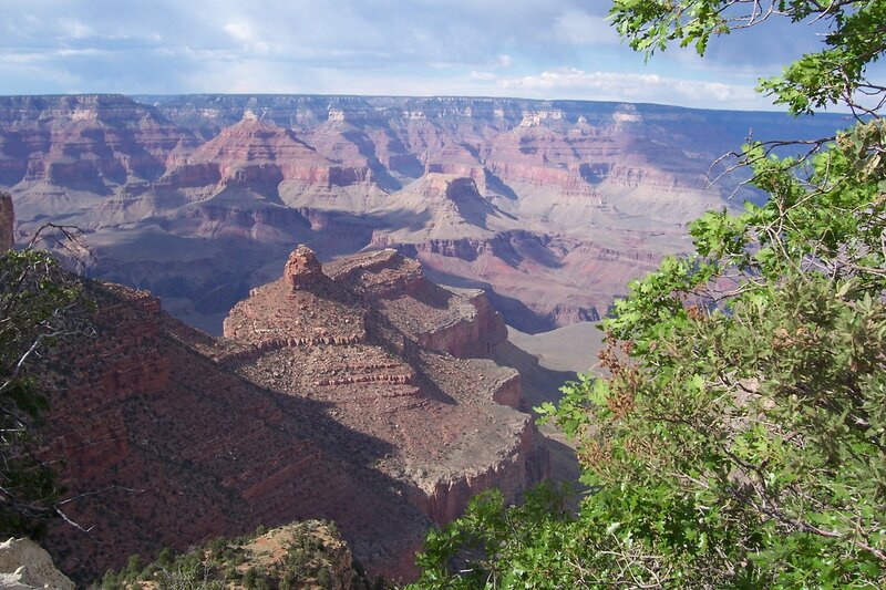 Grand Canyon Vista — Red, Serene