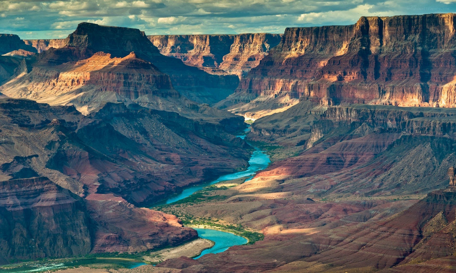 Grand Canyon with river