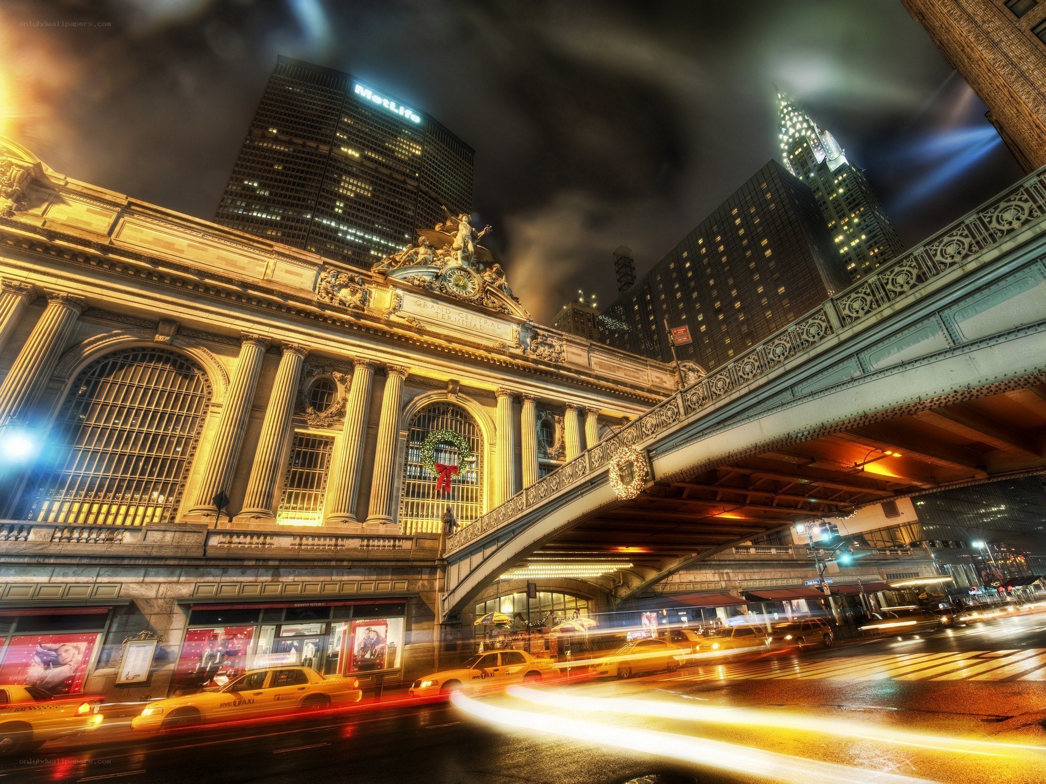Grand Central Terminal at night