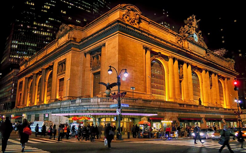 Grand Central Terminal at night
