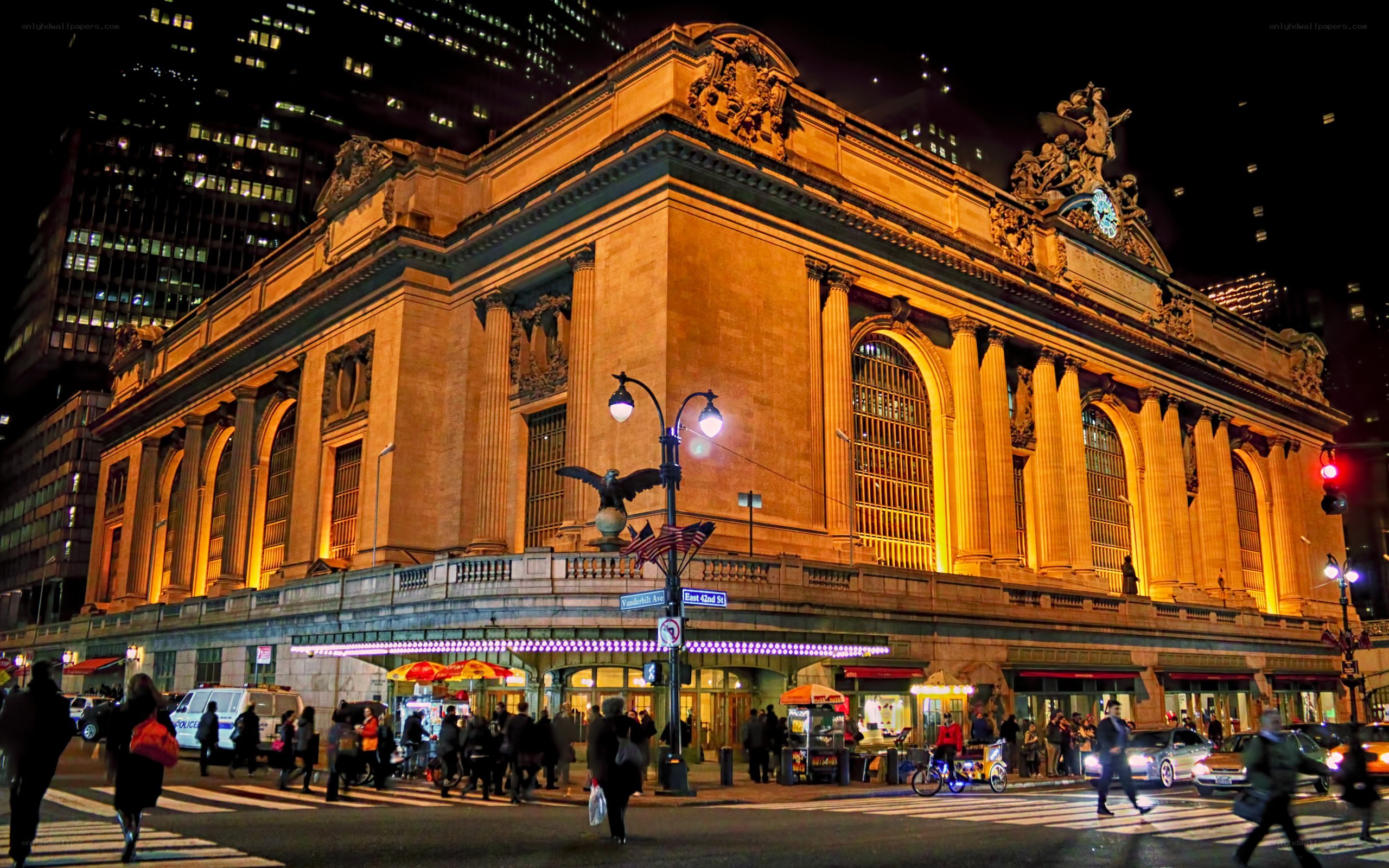 Grand Central Terminal at night